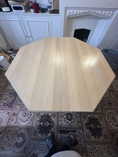 Limed Beech Octagon Extending