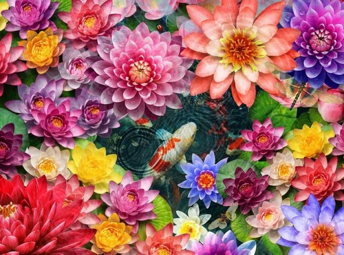 Springbok puzzles colourful - springbok,