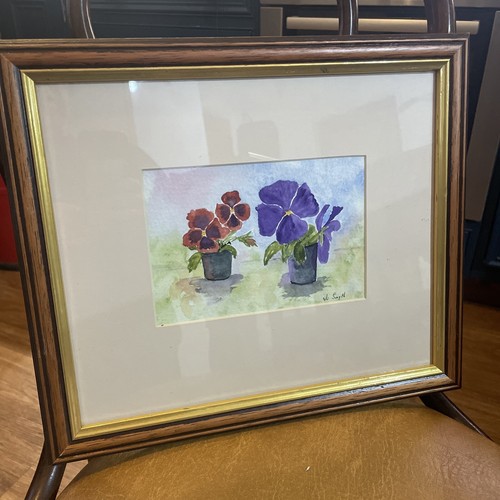 Original signed watercolour - original,