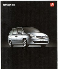 Citroen C8 2004-05 UK Market Sales Brochure Exclusive SX LX 2.0i 2.2i HDi