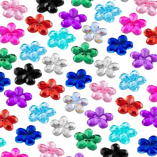 100 diamante flower gems - flower,