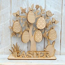 Wooden MDF Easter Tree with