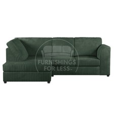 Luxor green corner sofa - corner, l