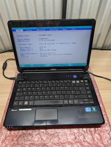 Fujitsu lifebook lh531 - fujitsu,