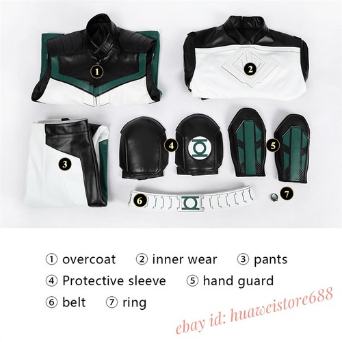 Green lantern costume cosplay - green,