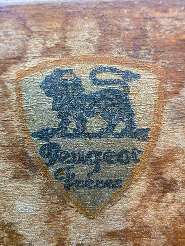 Peugeot antique métal wood - peugeot,