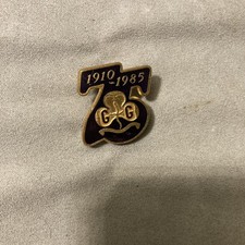 Girl Guides 75th Anniversary Commemorative 1910-1985 Enamel Pin Badge