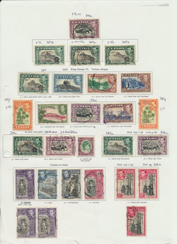 Ceylon issues sg386 - issues, used