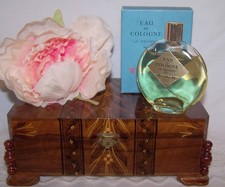 Worth Je Reviens EDC Lalique Glass  Bottle Vintage Boxed