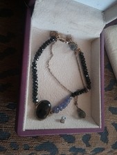 SARAH BENNET - PRETTY & DAINTY LITTLE BRACELET (Tanzanite & Tourmaline)