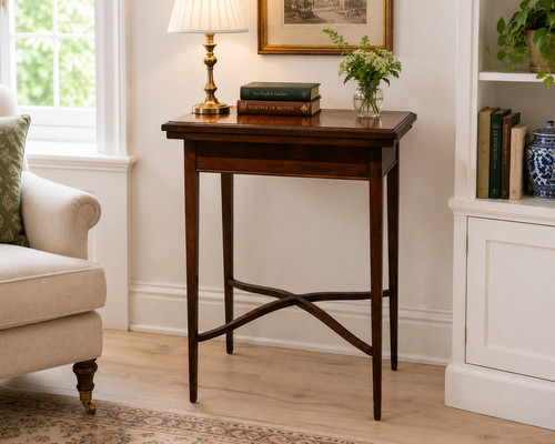Victorian mahogany turnover - victorian,