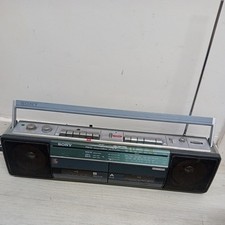 Sony CFS-W301L Radio Cassette Player Recorder Boombox GOOD CONDITION WITH CABLE