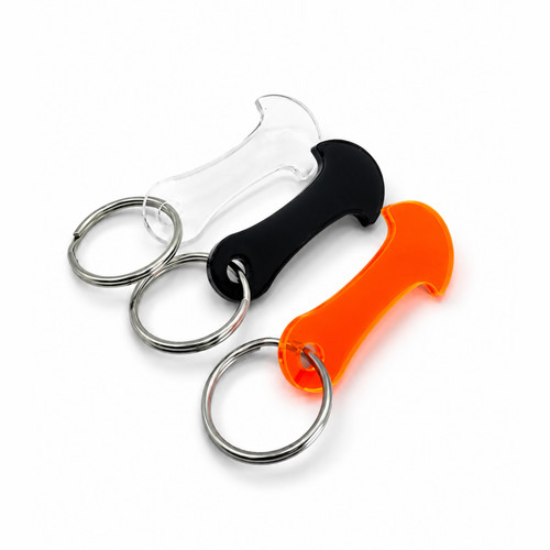 Shopping trolley coin - trolley, key