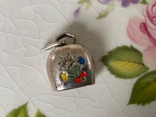 Vintage Silver Swiss Cow Bell