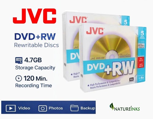 Jvc blank dvd discs - blank, 4x