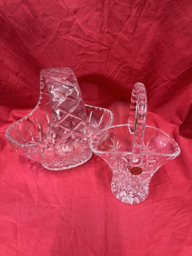 Lead crystal baskets 2 - crystal,