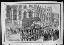 Old Funeral Royal Highness Prince Consort Hearse St Georges Chapel 18 19th