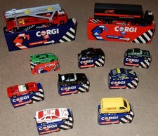 Corgi Toys 1985 Collection - 10 Vehicles in mint condition with boxes