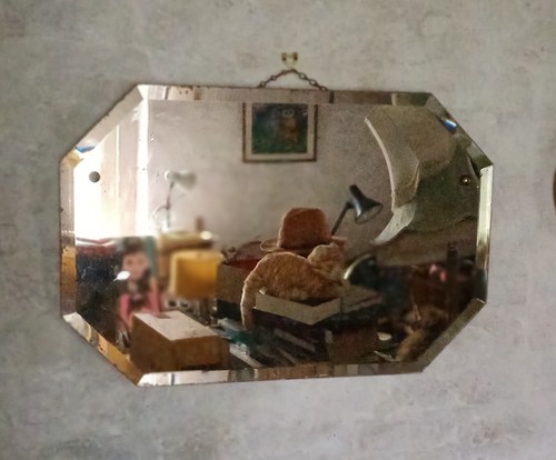 Vintage octagon wall - vintage, mirror
