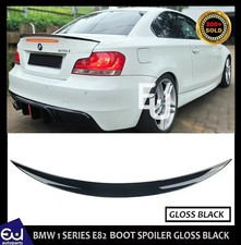 REAR BOOT MP SPOILER TRUNK LIP WING FOR BMW 1 SERIES E82 07-13 GLOSS BLACK