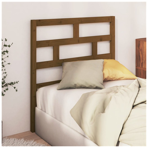 Headboard solid pinewood honey - headboard,