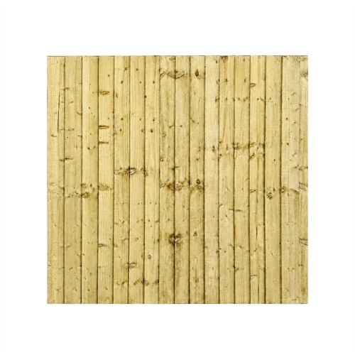 Treated feather edge fence - feather,