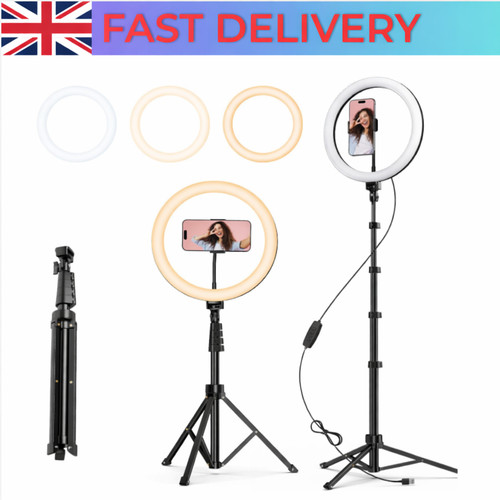 Ring light with tripod - 12",