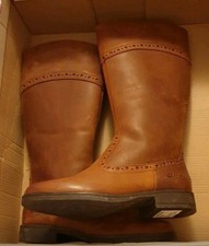 Clarks Sami Twist Girls Tan Leather Boots UK Size 13 F EUR 32. Kids