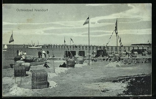 Niendorf pier and beach - niendorf,,