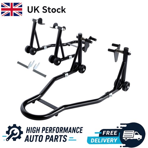 Rear stand motorcycle front - rear,