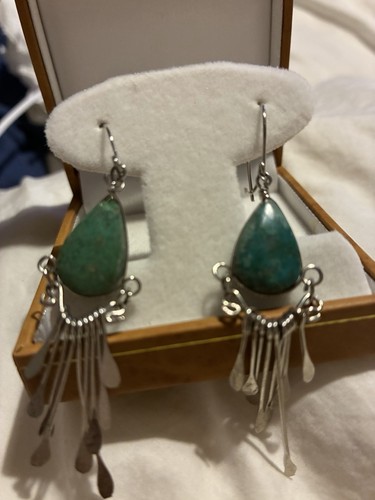 Turquoise gemstone earrings - ,
