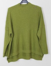 New Winter Ladies Soft Comfy Knitted Italian Casual Ribbed High Neck Jumper Top