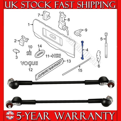 Rear lower tailgate boot - tailgate, strap