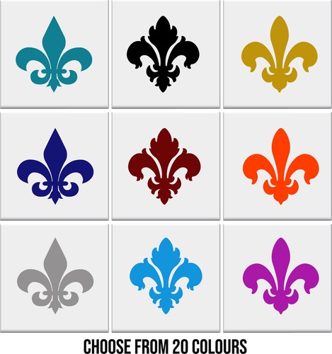 Tile stickers fleur - fleur, lis