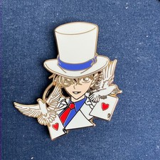  Kid the Phantom Thief Kuroba Kaito Detective ConanEnamel Pin badge art pins