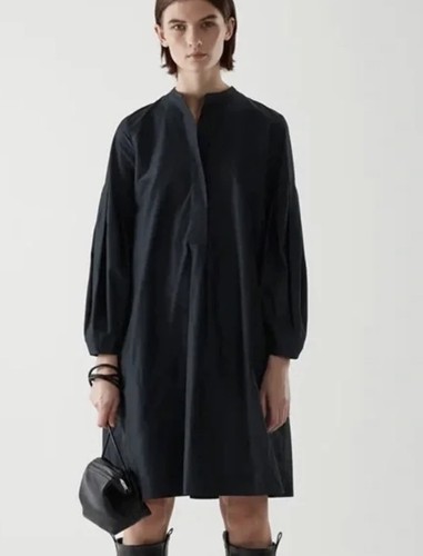 Cos pleated shirt dress - pleated,