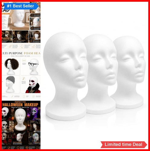 Foam wig heads - wig, 12