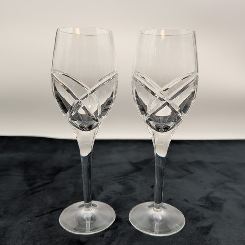 Cut crystal wine glasses - crystal,