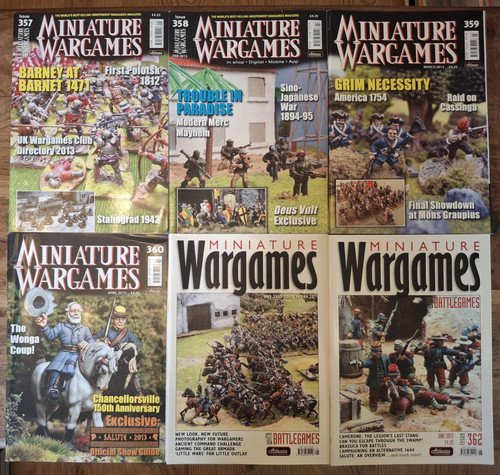 Miniature wargames magazine