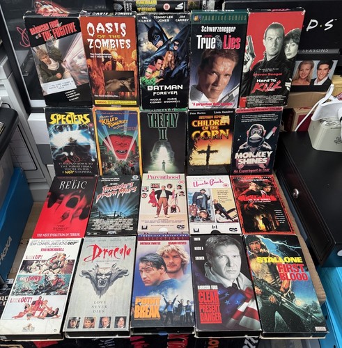 Assorted vhs video - 20,