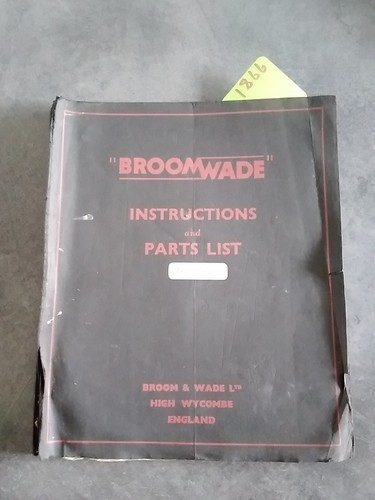 Broom wade instructions and - instructions,