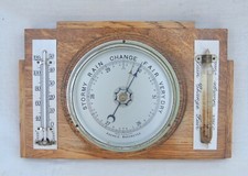 T.A.R.S & W London Storm Glass/Aneroid Barometer &Thermometer Admiral Fitzroy