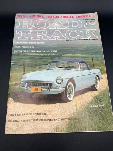 Road track magazine november - road, &