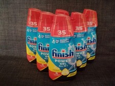 Finish Dishwasher Fast Dissolving Gel All in 1 Lemon, 700 ml, Pack of 6