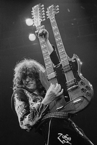 Jimmy page playing gibson - page,