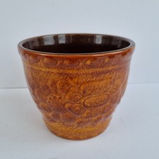 70s Vintage Retro West German Plant Pot Planter Sunflower Scheurich Keramik