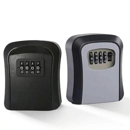 Wall mounted key safe box - key,