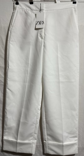 Zara white wide - wide, trousers