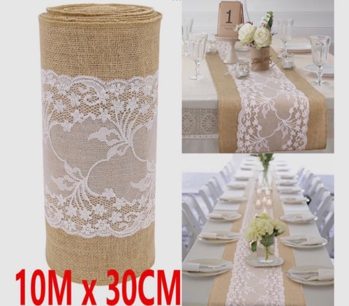 Hessian vintage style lace - hessian,