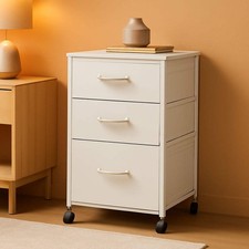 Mobile File Cabinet With 3